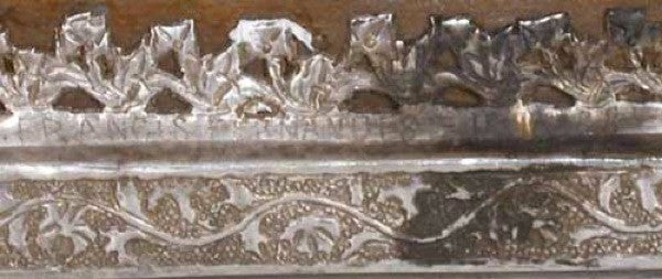 Large Indo-Portuguese Silver Mounted Frame