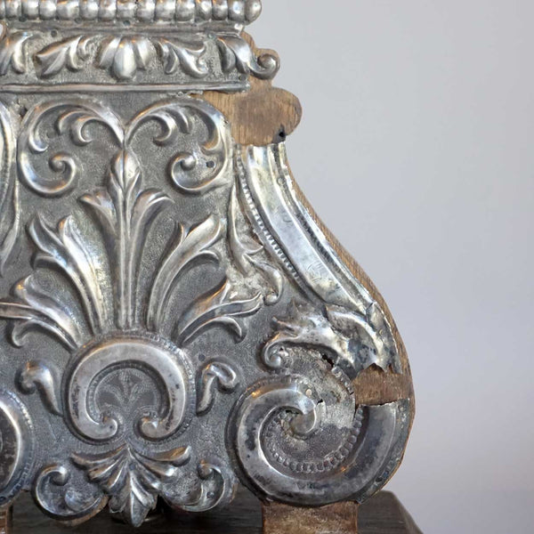 Indo-Portuguese Silver Mounted Reliquary as a One-Light Table Lamp
