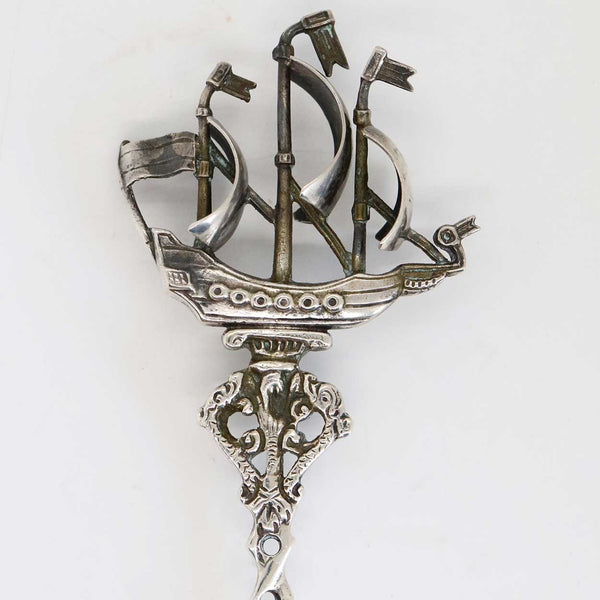 Dutch 833 Silver Novelty / Souvenir Serving Fork