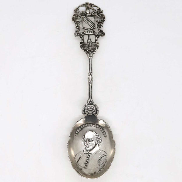 English G & C Sterling Silver William Shakespeare Souvenir Spoon