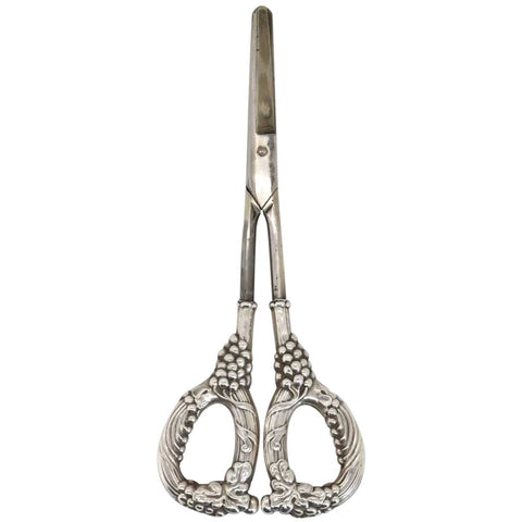 Vintage American Baltes Sterling Silver Grape Shears / Scissors