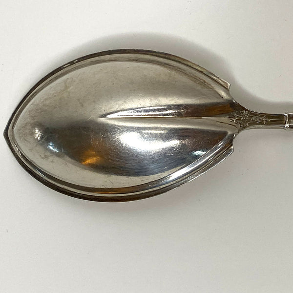 American Charles Osborne for Whiting Mfg. Sterling Silver Arabesque Preserve Spoon