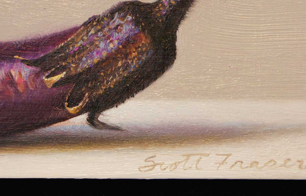SCOTT FRASER Painting, Still Life of an Eggplant