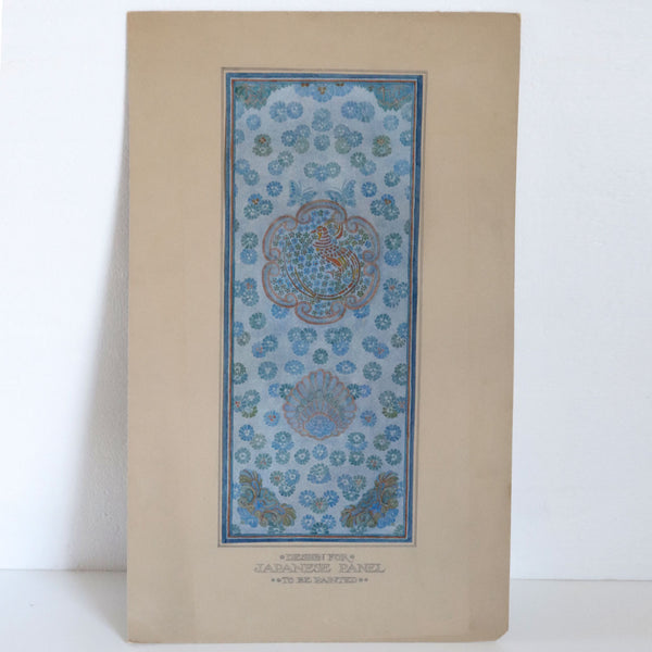 Collection of Eight American Art Nouveau E. G. HALL Gouache Illustration Paintings on Paper