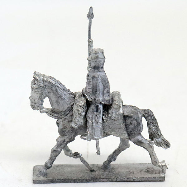 Three-Piece Austrian Lead Miniature Toy Soldier Figure on Horseback
