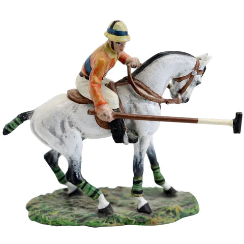 Austrian FRITZ BERMANN Cold Painted Bronze Mounted Polo Player Toy Miniature