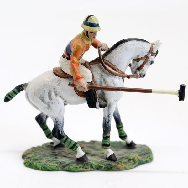 Austrian FRITZ BERMANN Cold Painted Bronze Mounted Polo Player Toy Miniature