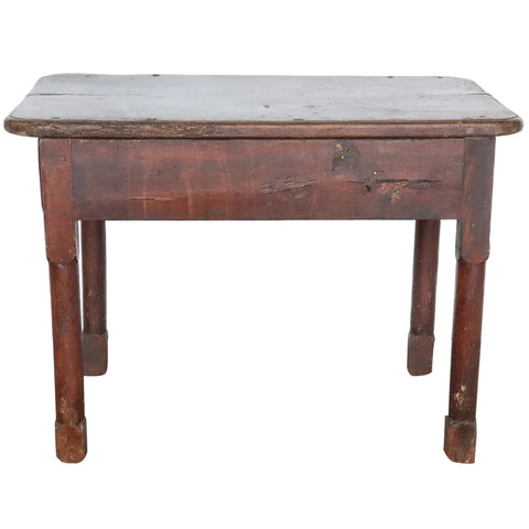 French Provincial Louis XIII Style Walnut Side / Work Table