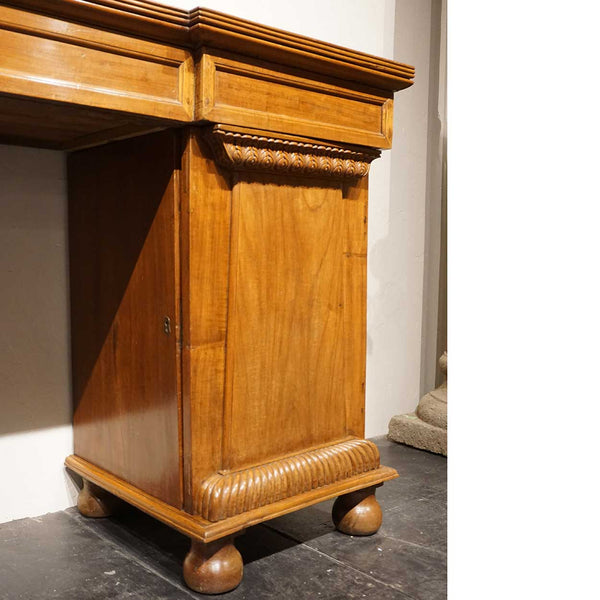 Anglo Indian William IV Mahogany Pedestal Sideboard