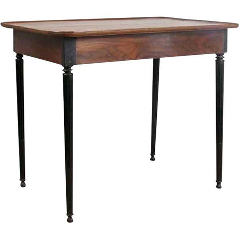 French Colonial Kerala Ebony and Rosewood Rectangular Side Table