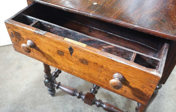 Indo-Portuguese Rosewood Rectangular Center / End Table