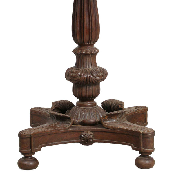 Anglo Indian William IV Rosewood Square Tilt-Top Side Table
