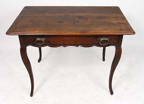 French Louis XV Period Walnut Rectangular Tea Table