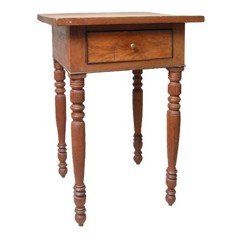 American Country Sheraton Cherrywood One-Drawer Side Table