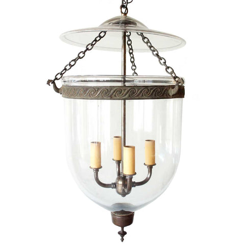 English Regency Style Glass Four-Light Hall Lantern