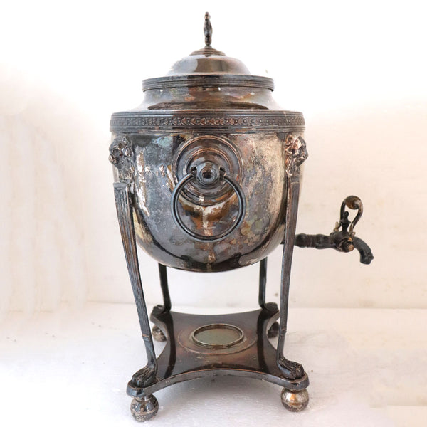 English Regency Sheffield Silverplate Tea Urn / Samovar