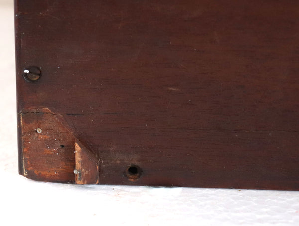 English George III Inlaid Mahogany Knife Cutlery Box