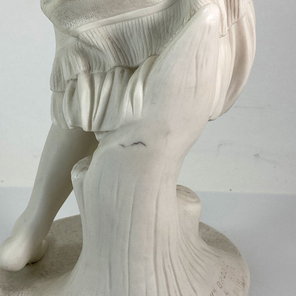 English Copeland After WILLIAM BRODIE Parian Porcelain Storm Statue