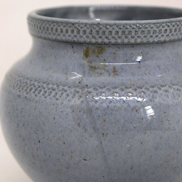 Small Vintage American Denver Art Pottery Powder Blue Glaze Vase