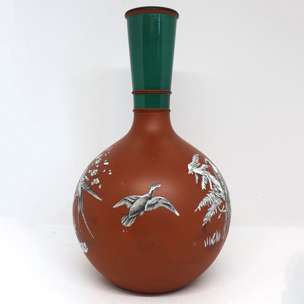 English Ridgway, Sparks, & Ridgway Red / Terracotta Ware Pompeii Water Bottle