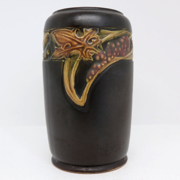 Small American Roseville Pottery Rosecraft Vintage Grapevine Vase