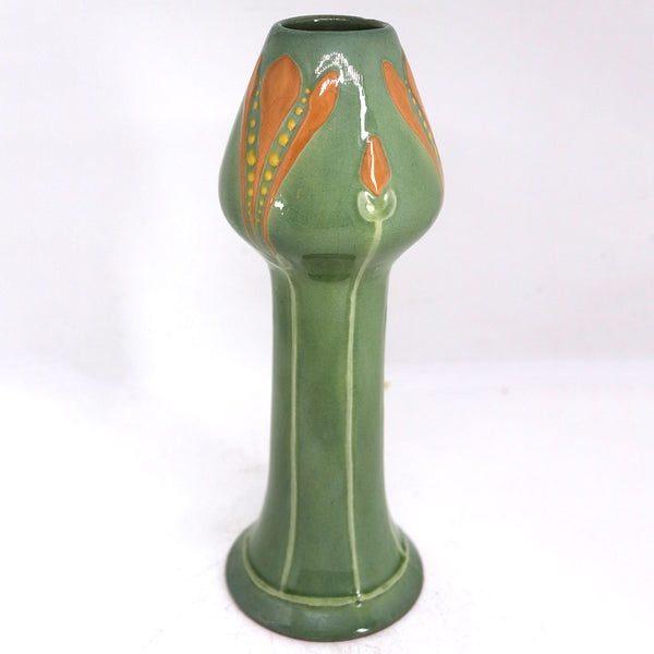 American Frederick Rhead for Roseville Pottery Crocus Arrow Vase