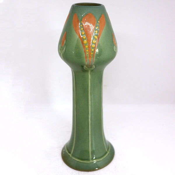 American Frederick Rhead for Roseville Pottery Crocus Arrow Vase