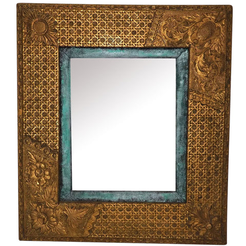 American Aesthetic Movement Gilt Gesso Wall Framed Mirror