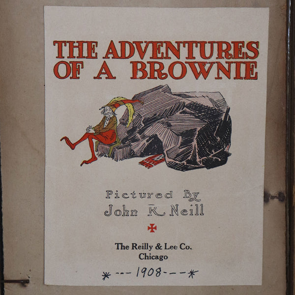 American JOHN R. NEILL Book Illustrations, The Adventures of a Brownie