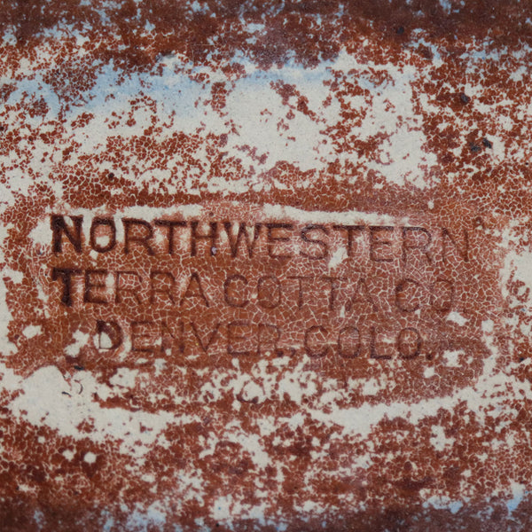American Northwestern Terracotta Co. Black Glazed Elephant Doorstop