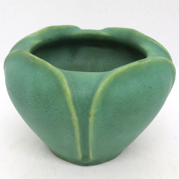 American Rookwood Pottery Matte Green Flower Cabinet Vase