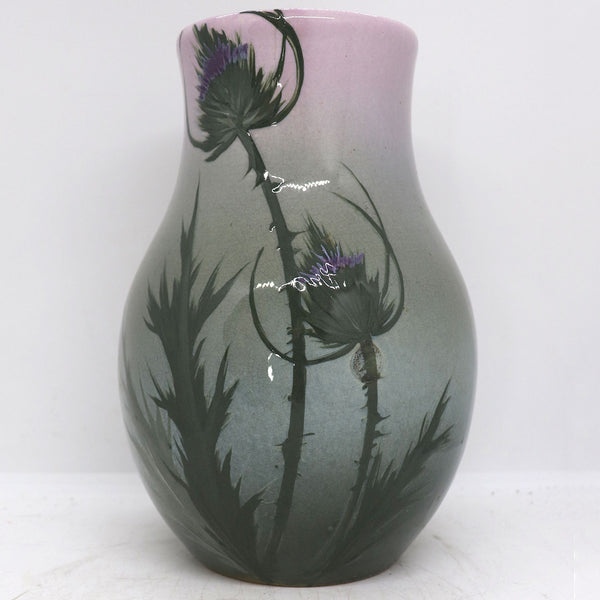 American Owens Pottery Company Lotus Line Thistle Vase