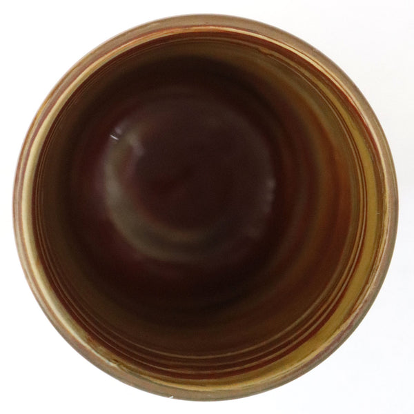 Japanese Yusen II Tokoname Ware Neriage Pottery Marbled Teacup and Lid