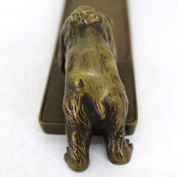 German / Austrian Cast Bronze Figural Bear Pen Desk Tray