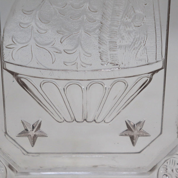 American Adams & Co. Pressed Glass Maud Granger Opera Pattern Relish Dish