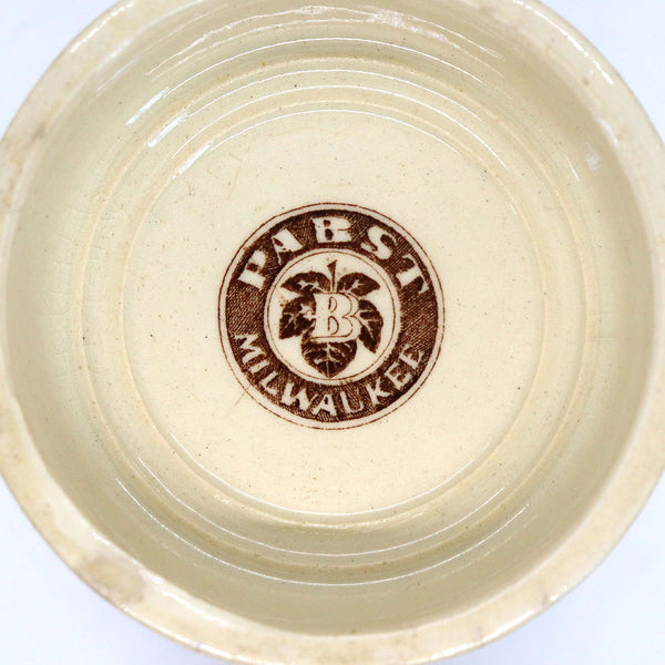 American Transferware Stoneware Pabst Milwaukee Beer Mug