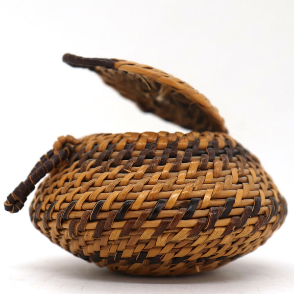 Small Vintage Native American Basket and Lid