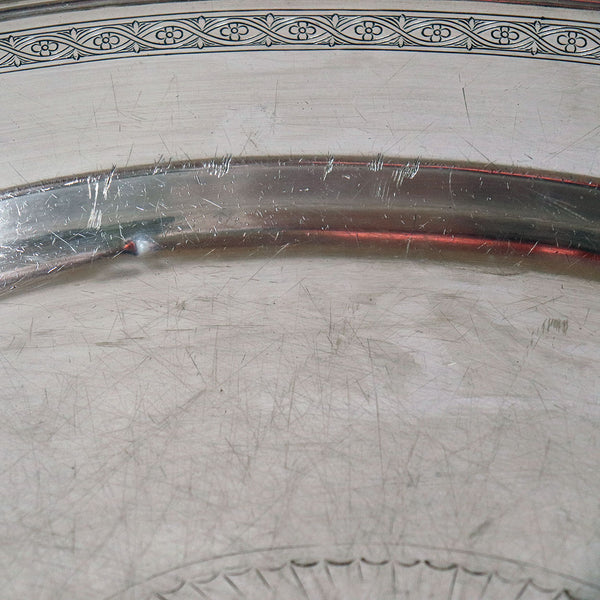 Large American Frank M. Whiting Sterling Silver Oval Serving Platter