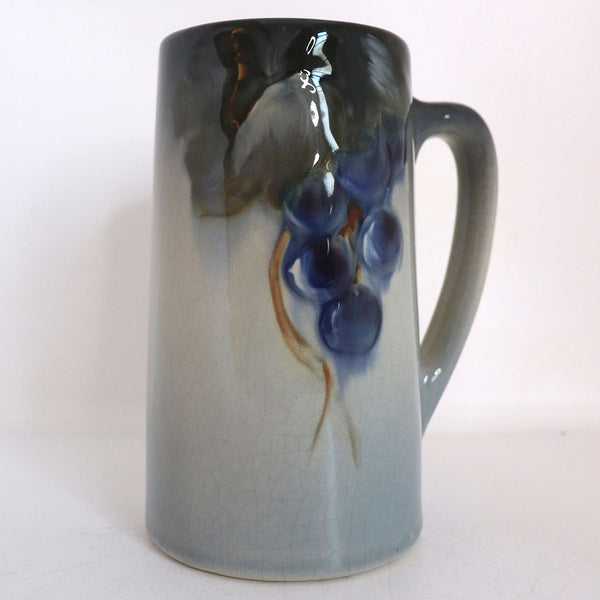 American Weller Earthenware Pottery Etna Grapevine Tankard Mug