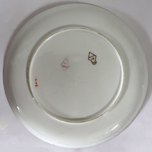 English Brownfield & Son Transferware Porcelain Woodland Plate