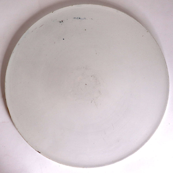 Rare Fine English Ironstone Pottery Round Weigh Scale Plate