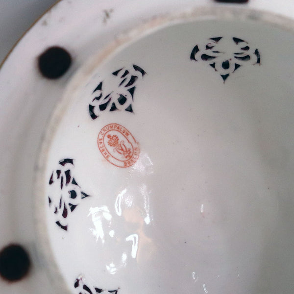 English Derby Porcelain for Shreve Crump & Low Gilt Jeweled Porcelain Urn