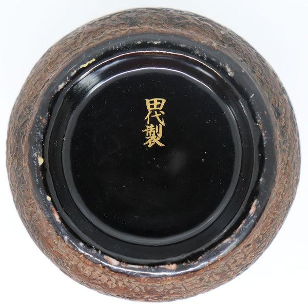Japanese Meiji Totai Shippo Cloisonne Enamel on Porcelain Dragon Vase