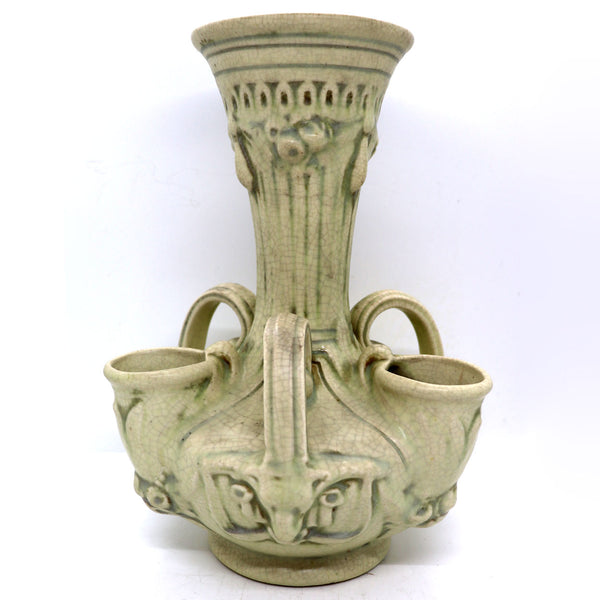 American Weller Creamware Pottery Roma Crocus Vase