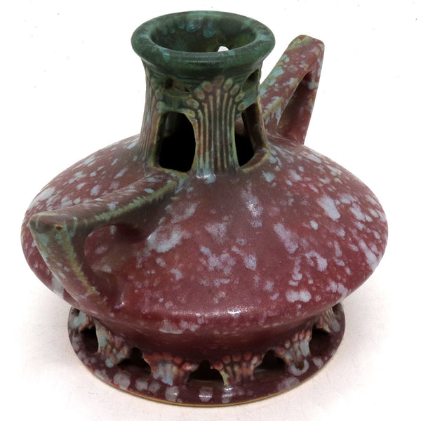 American Roseville Pottery Ferella Two-Handle 497-4 Vase