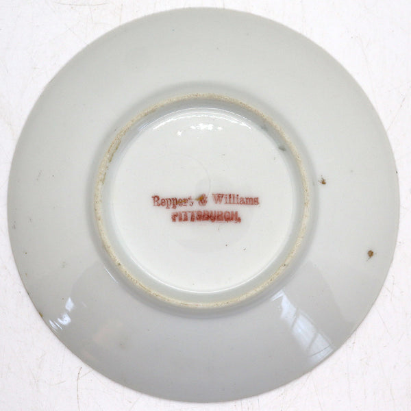 Set Two American Reppert & Williams Porcelain George & Martha Washington Teacups