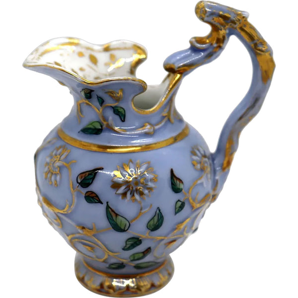 English Regency Gilt Painted Porcelain Creamer