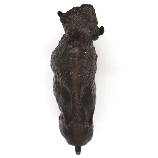 Vintage American Bronzed Spelter Standing Bison/Buffalo Statue