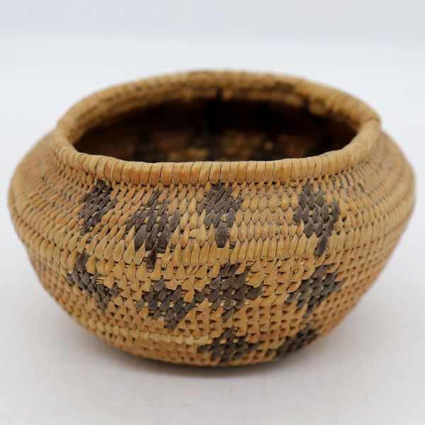 Vintage Native American Pomo Miniature Basket Bowl