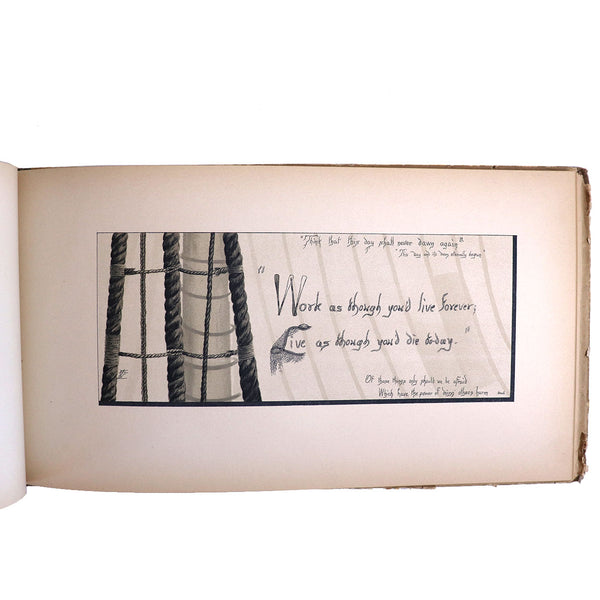 Victorian Book: Log-Book Notes Through Life by Elisabeth A. Little